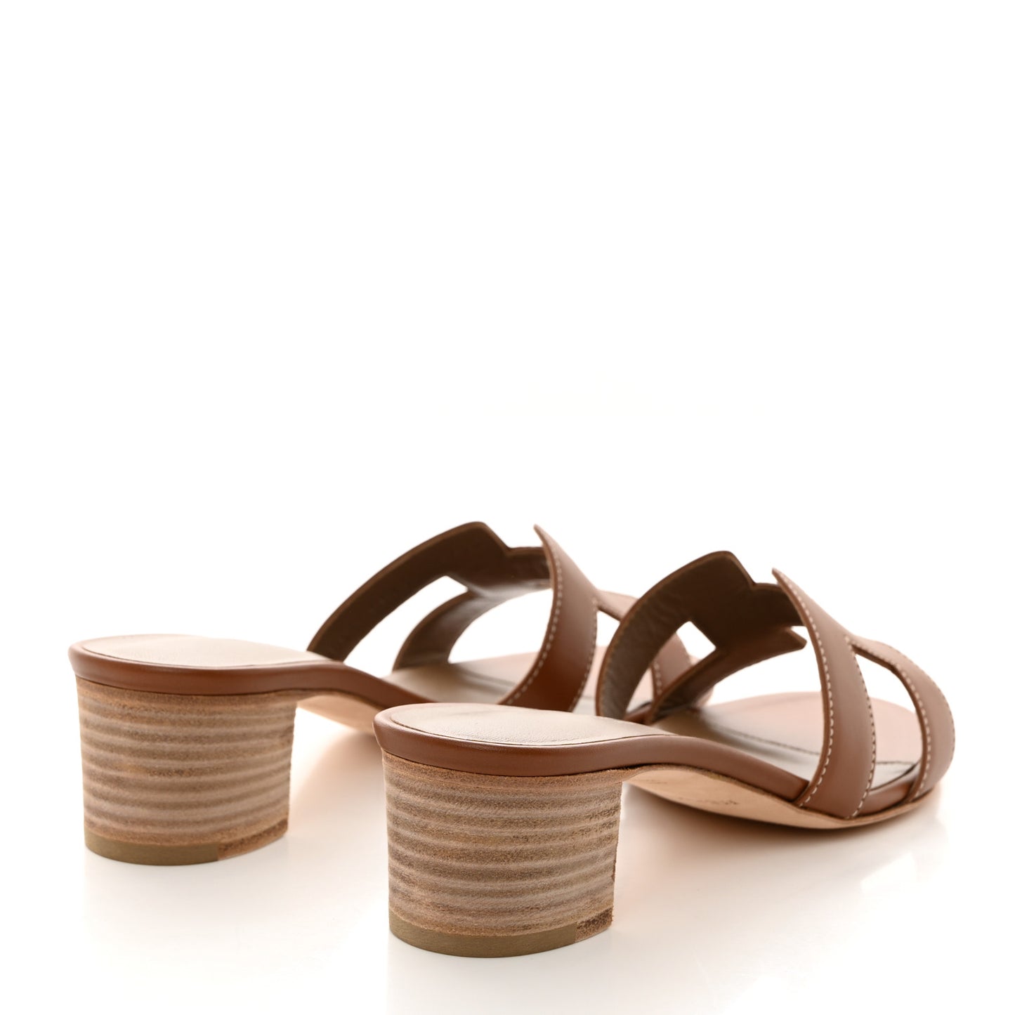 Calfskin Oasis Sandals 37 Gold