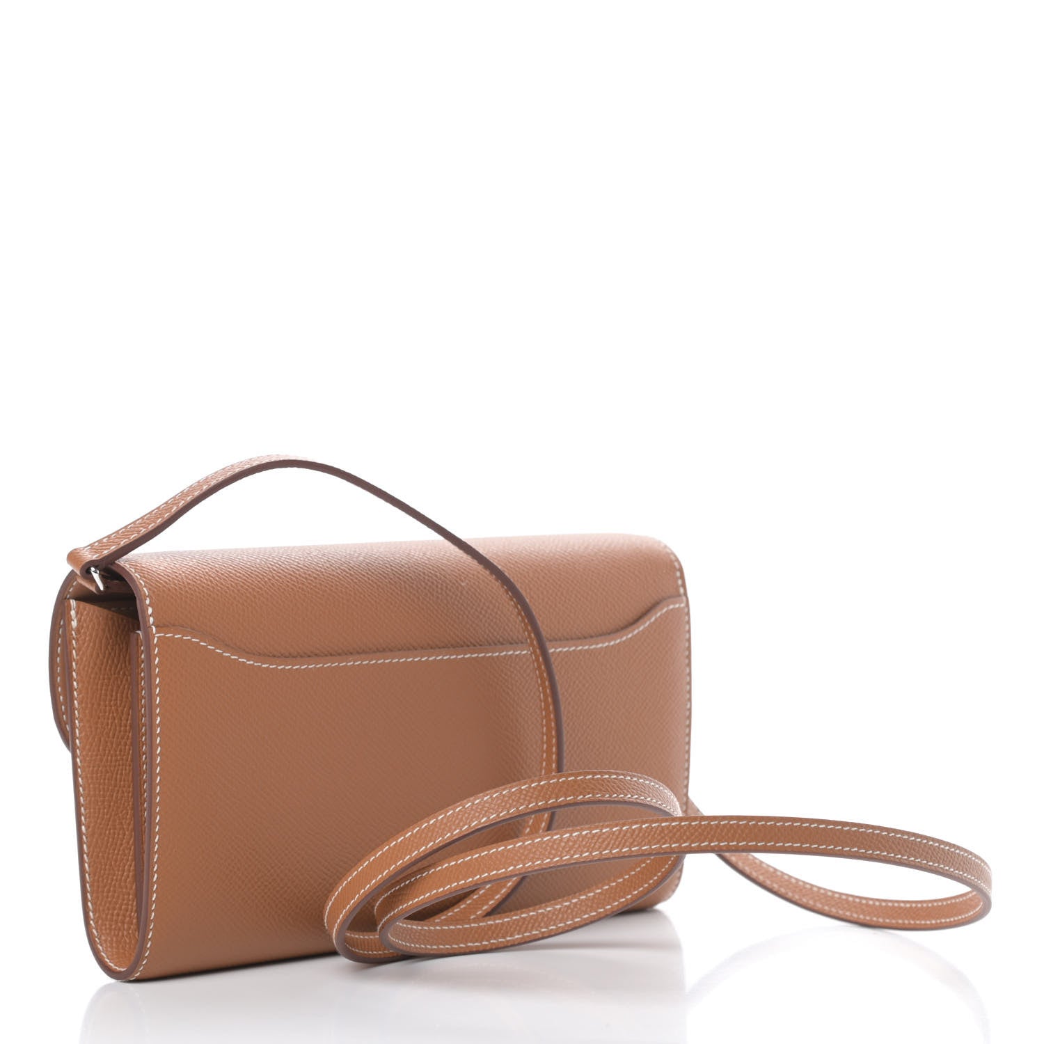 Hermes Epsom Constance Long Wallet To Go Gold 3 of 11