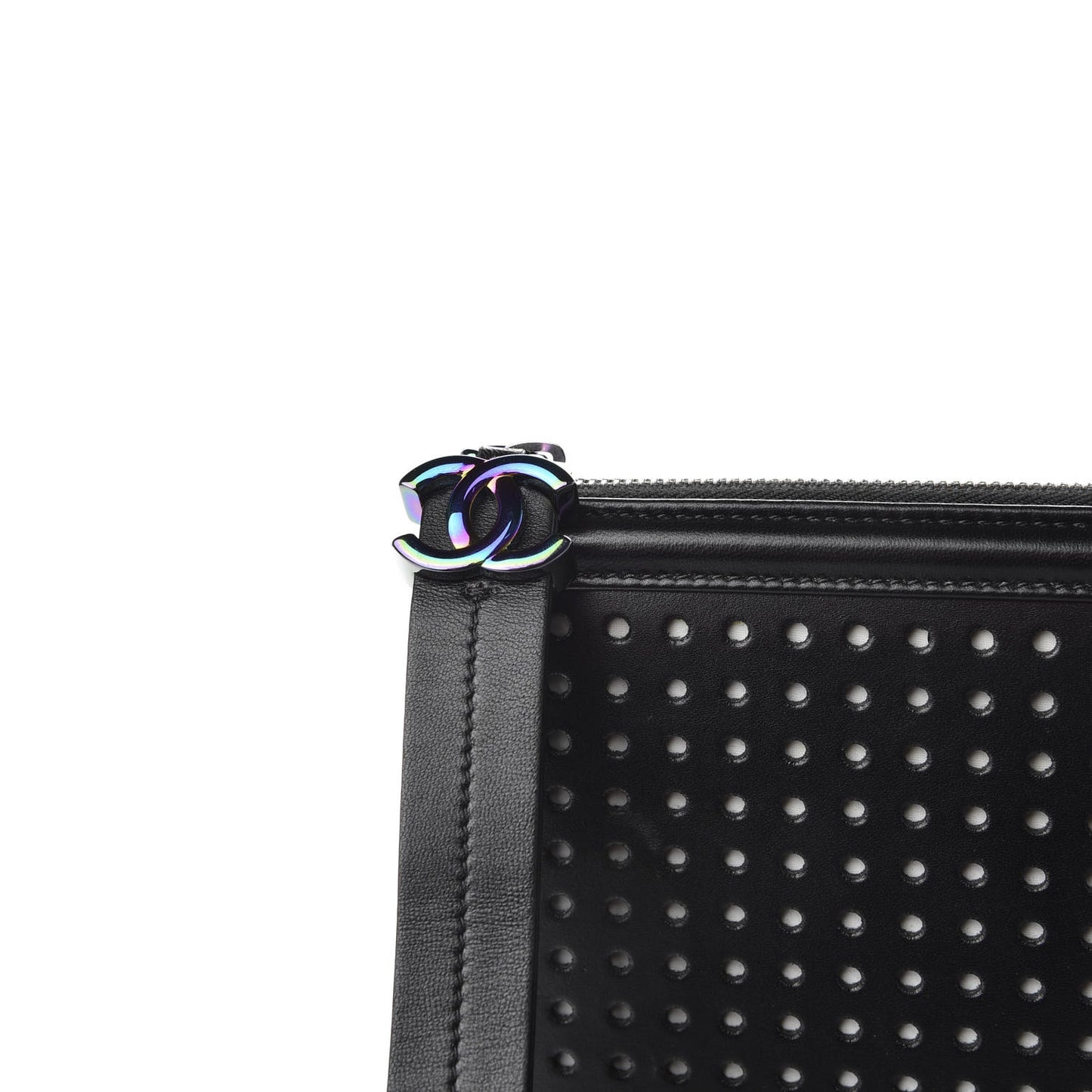 Lambskin LED Boy 2.0 Clutch Black