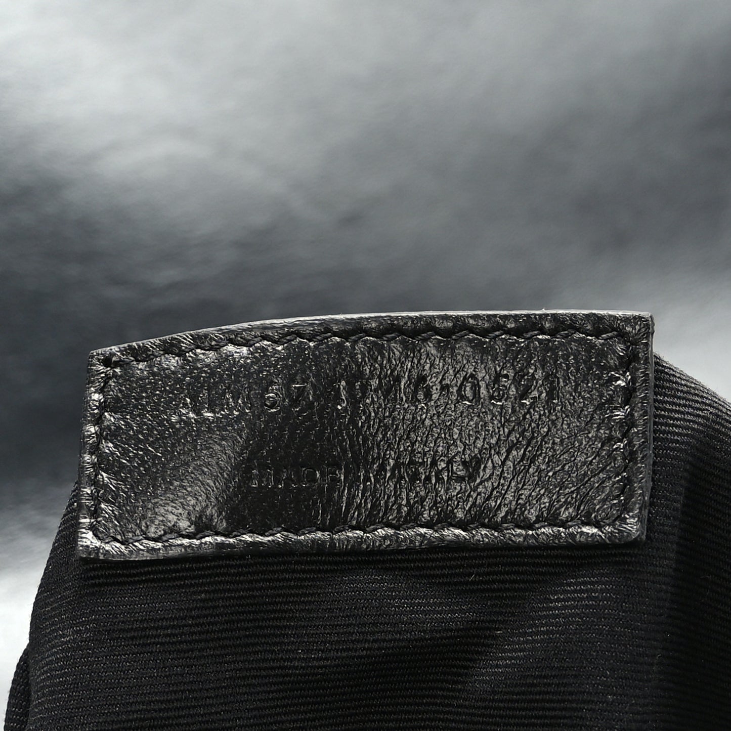 Calfskin Y Quilted Monogram Medium Loulou Chain Satchel Black