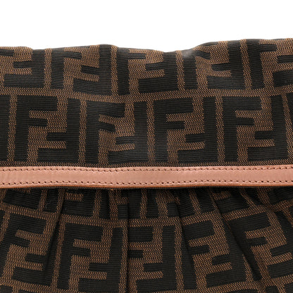 Fendi Zucca Cuoio Lucido Small Chef Shoulder Bag Tobacco Bois de Rose 8 of 12