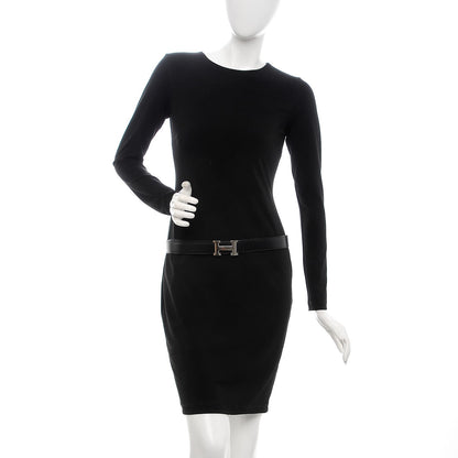 Hermes Box Togo 32mm H Belt 90 Black Gold 2 of 10