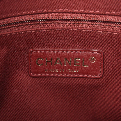 Chanel Glazed Caviar Quilted Small Shiva Tote Black 7 of 11