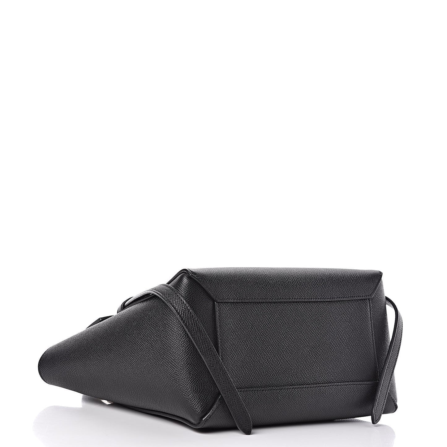 Grained Calfskin Micro Belt Bag Black