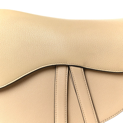 Christian Dior Grained Calfskin Saddle Bag Sable 8 of 11