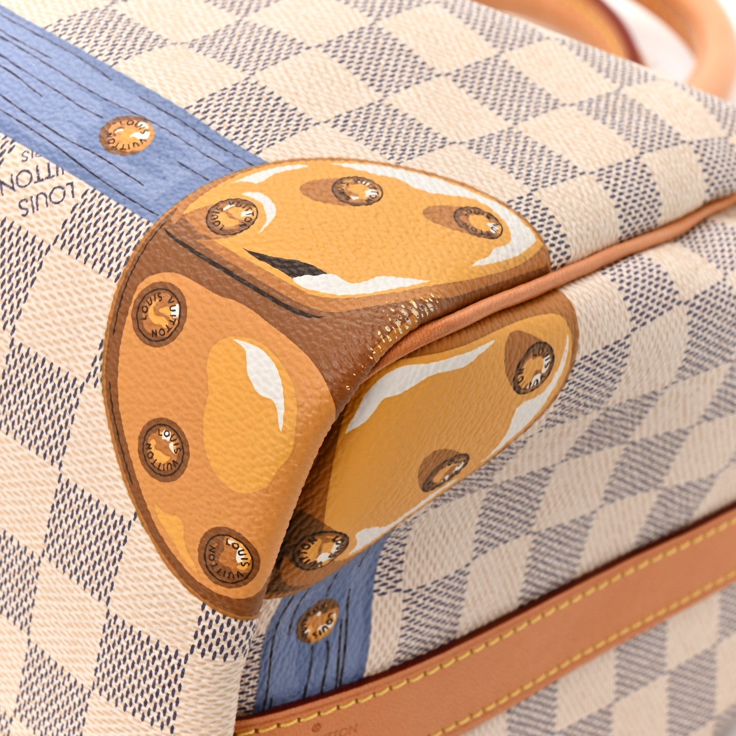 Louis Vuitton Damier Azur Summer Trunks Speedy Bandouliere 30 9 of 10