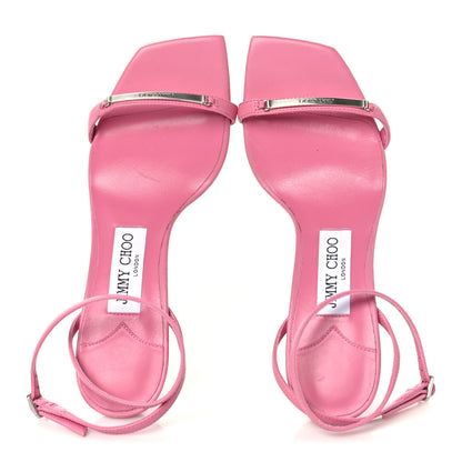 Jimmy Choo Calfskin Jaxon 95 Sandals 36 Pink 2 of 8