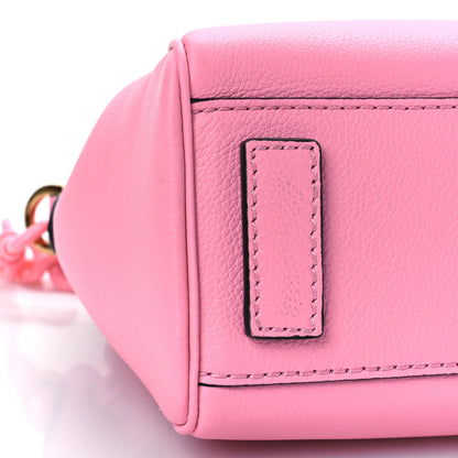 Versace Grained Calfskin Small La Medusa Top Handle Bag Pink 6 of 7
