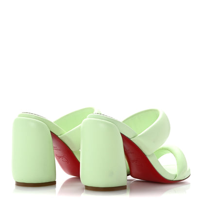 Christian Louboutin Nappa Inflama Sab 85 Sandals 38.5 Studio Green 5 of 11