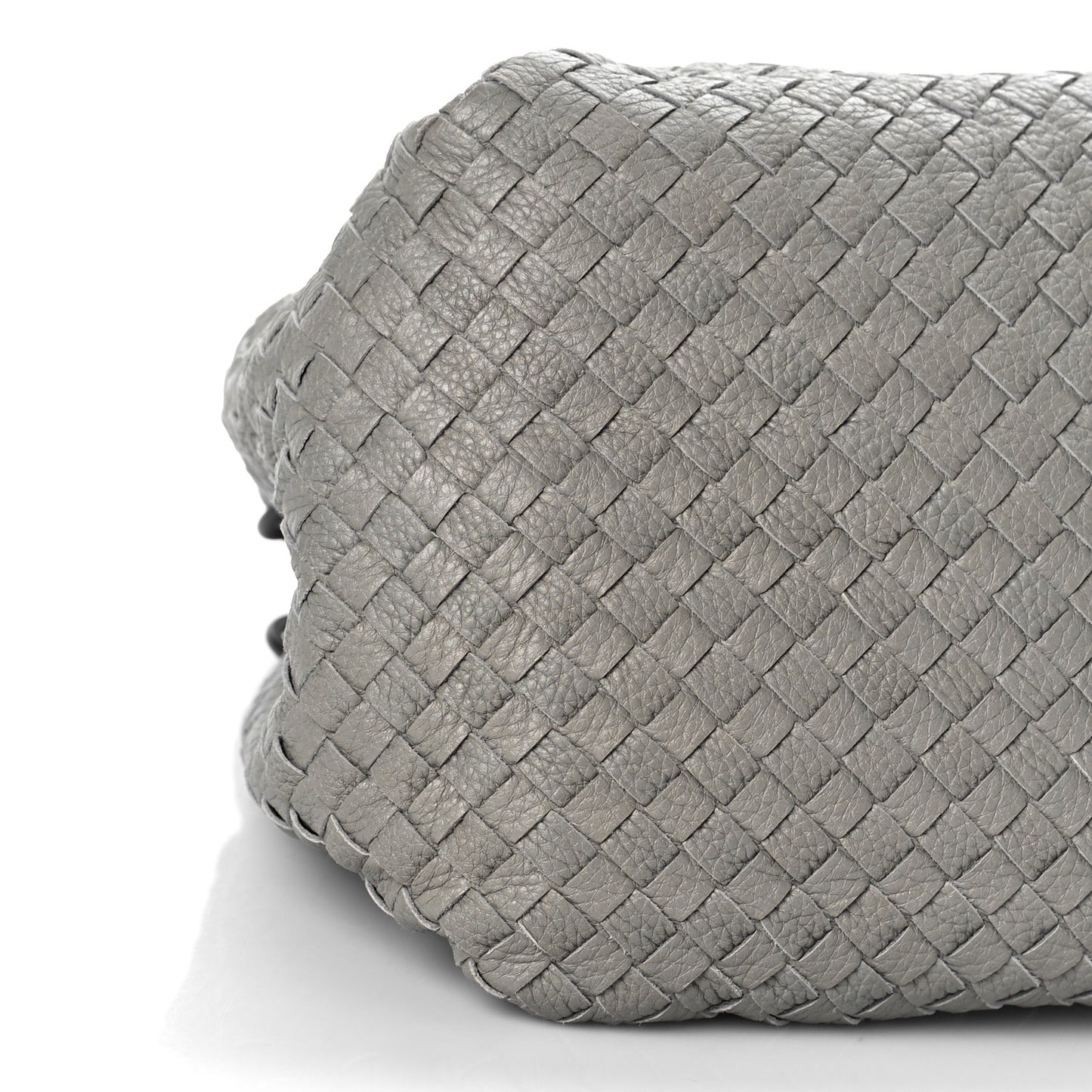 Nappa Intrecciato Parachute Bag Grey