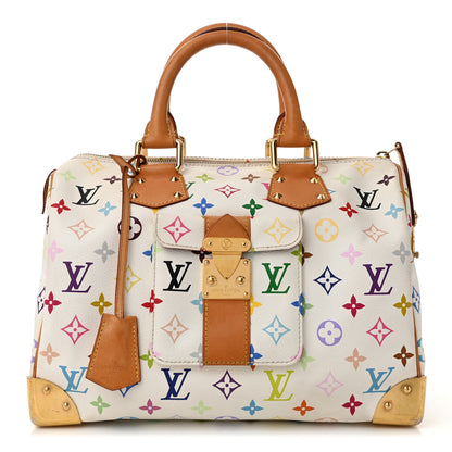 Louis Vuitton Monogram Multicolor Speedy 30 White 1 of 9