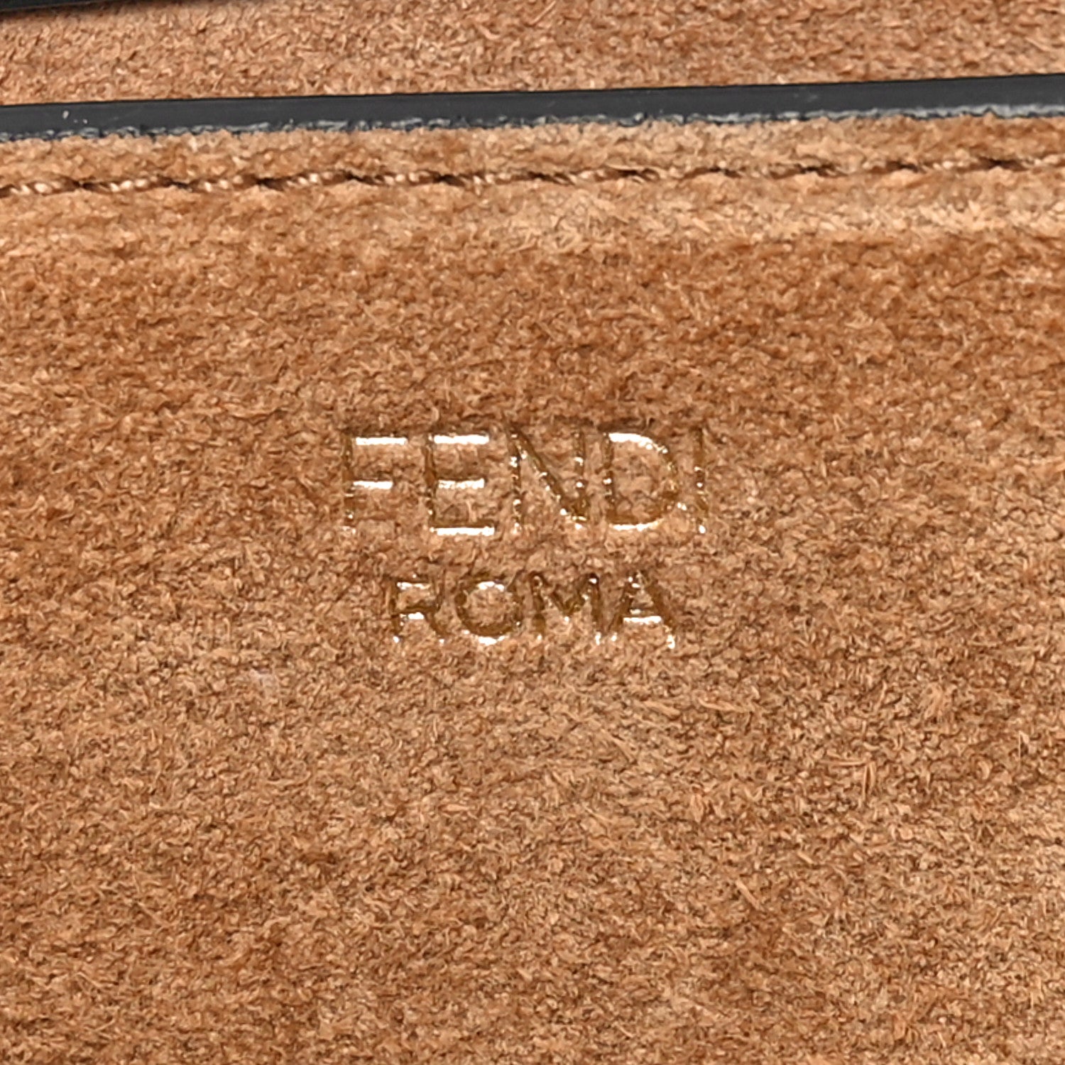 Fendi Vitello King Luxor Fendi Touch Shoulder Bag Black 6 of 11