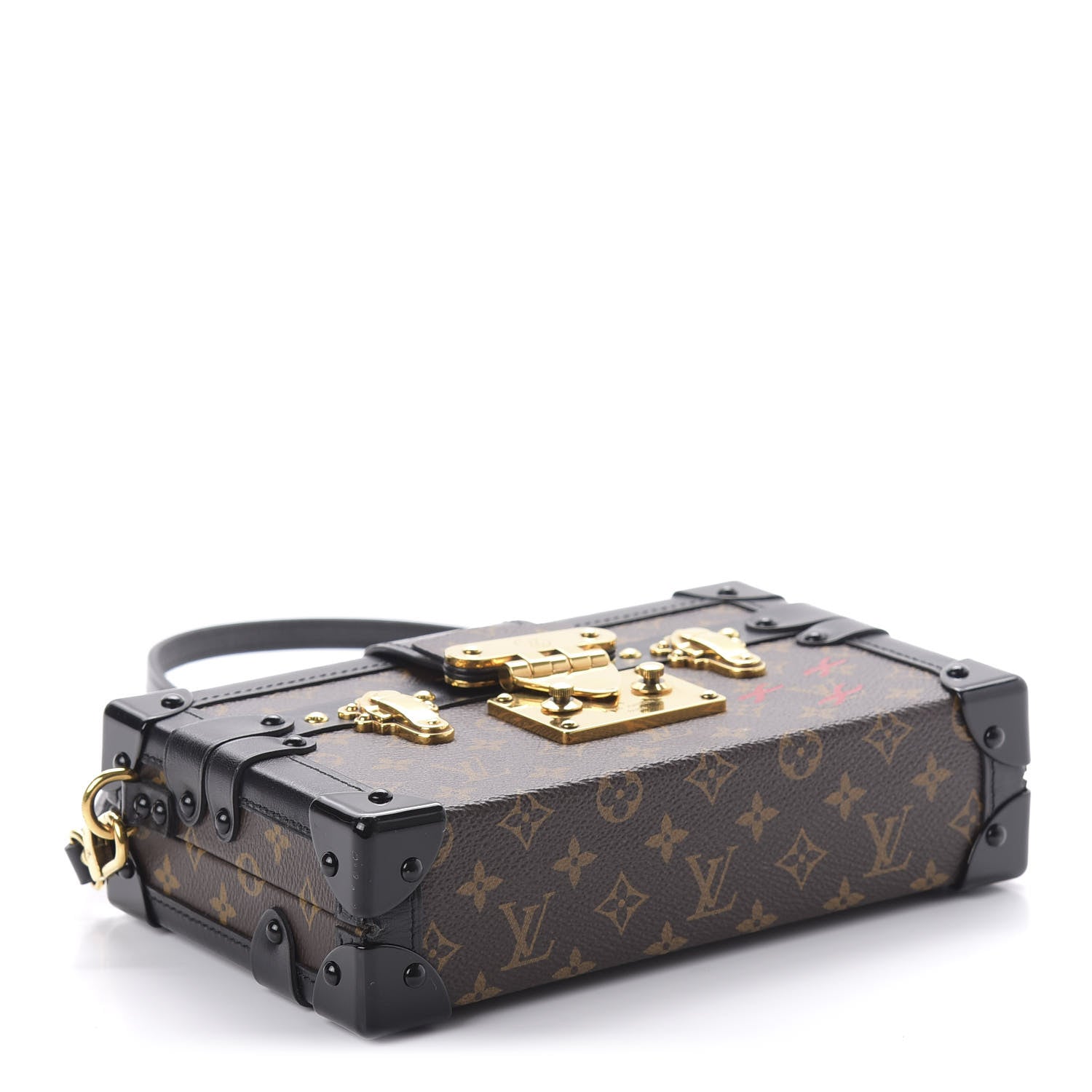 Louis Vuitton Monogram Petite Malle Black 4 of 9