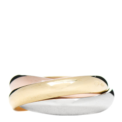 Cartier 18K Pink Yellow White Gold Classic Les Must De Cartier Trinity Ring 51 5.75 3 of 4