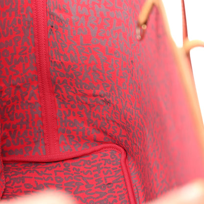 Louis Vuitton Monogram Graffiti Neverfull GM Fuchsia 14 of 22
