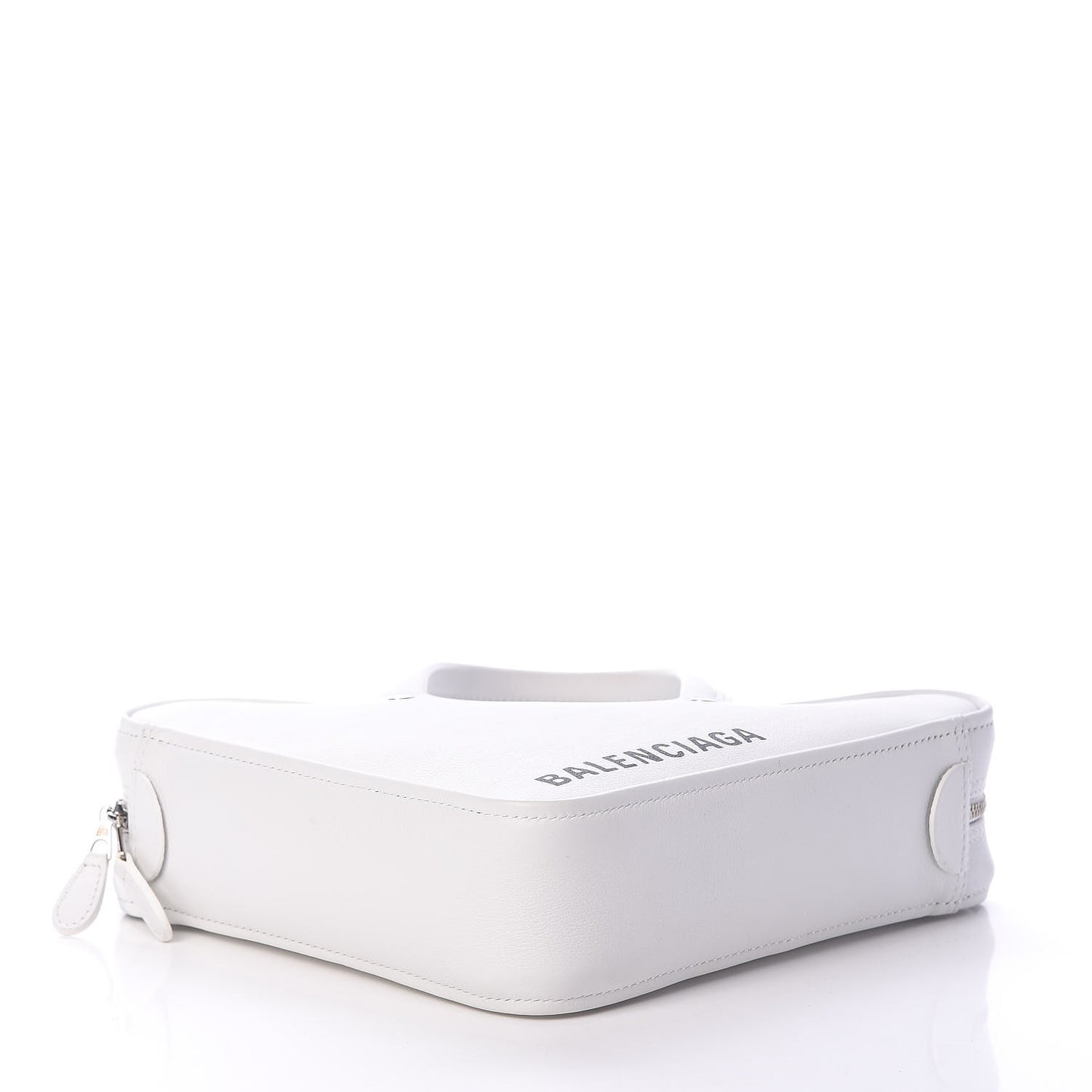 Calfskin XS Triangle Chain Duffle White