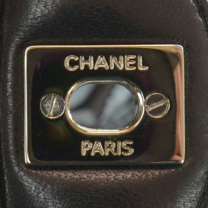 Chanel Patent Medium Double Flap Black 6 of 9
