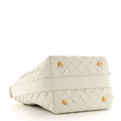 Bottega Veneta Calfskin Nappa Intrecciato Candy Wallace White 4 of 11