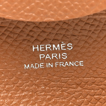 Hermes Epsom Bastia Coin Purse Gold 6 of 6