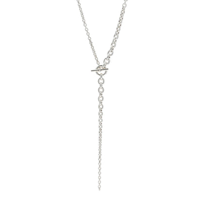 Hermes Sterling Silver Crescendo Necklace 1 of 4