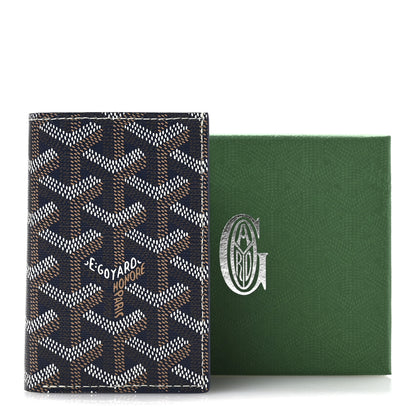 Goyard Goyardine Saint Pierre Card Holder Navy 7 of 7
