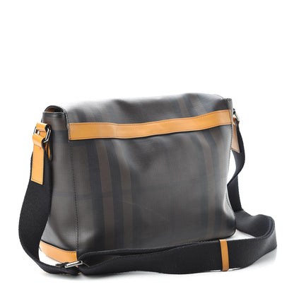 Burberry Smoked Check Medium Messenger Bag Brown 3 of 9