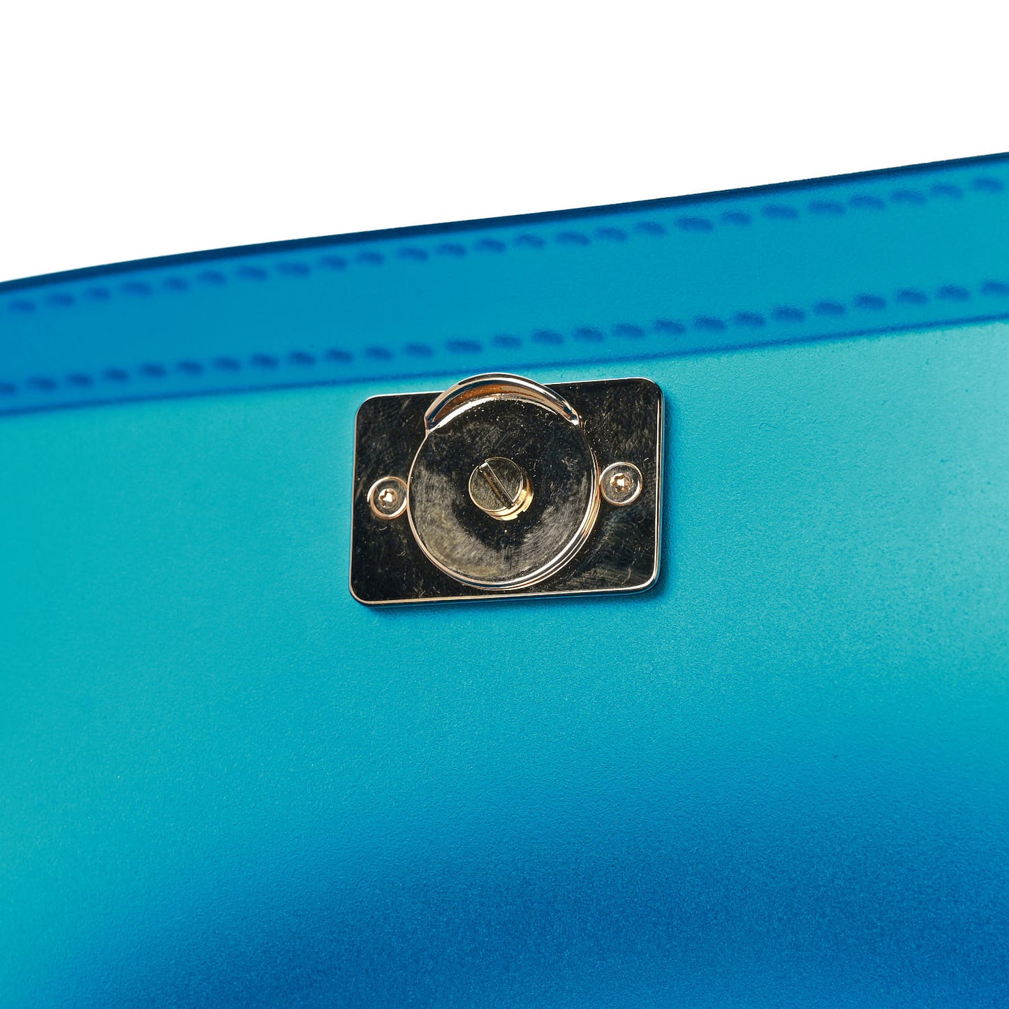 Rubber Semi Transparent Miss Sicily Satchel Blue