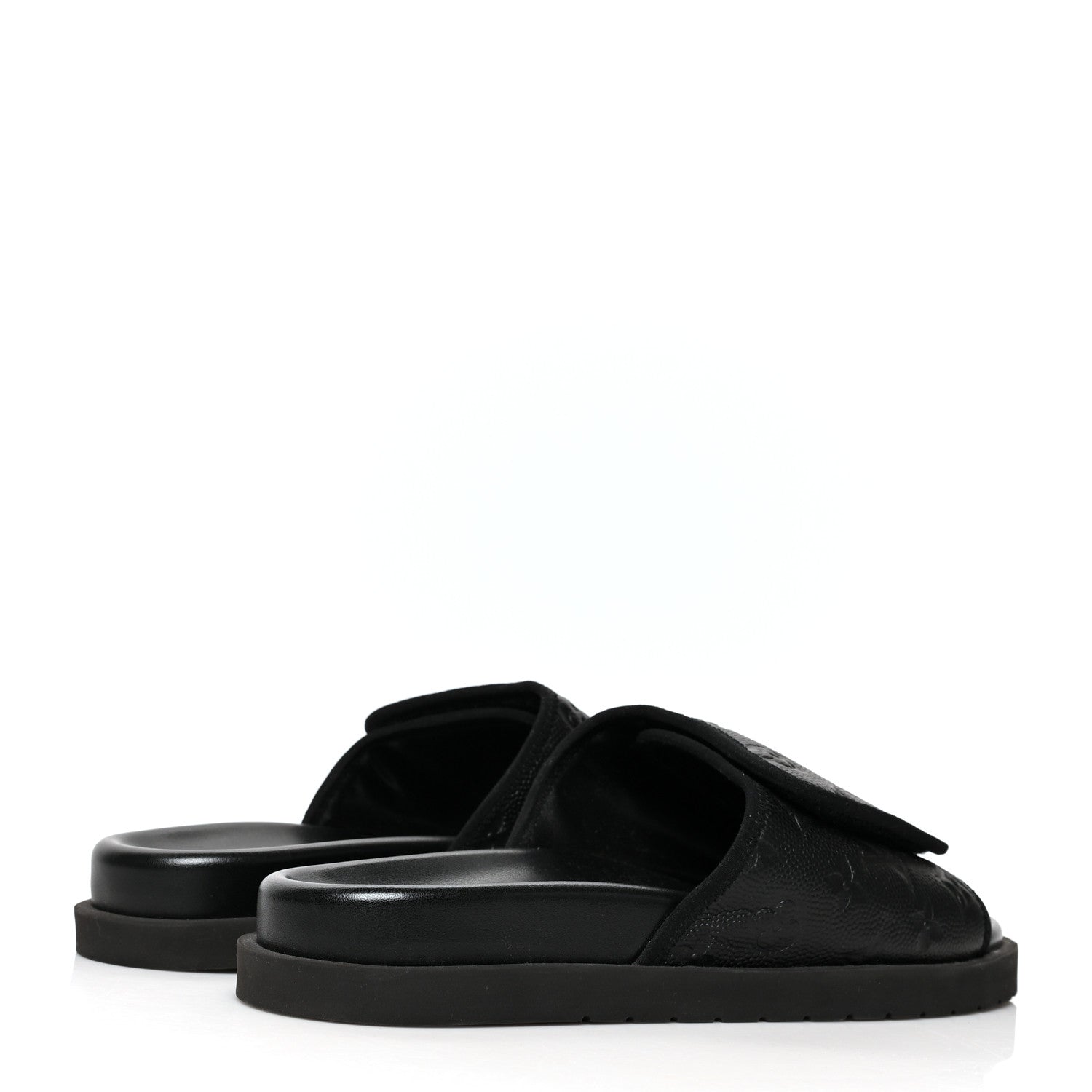 Louis Vuitton X NBA Calfskin Monogram Embossed Miami Mule 11 Black 4 of 7