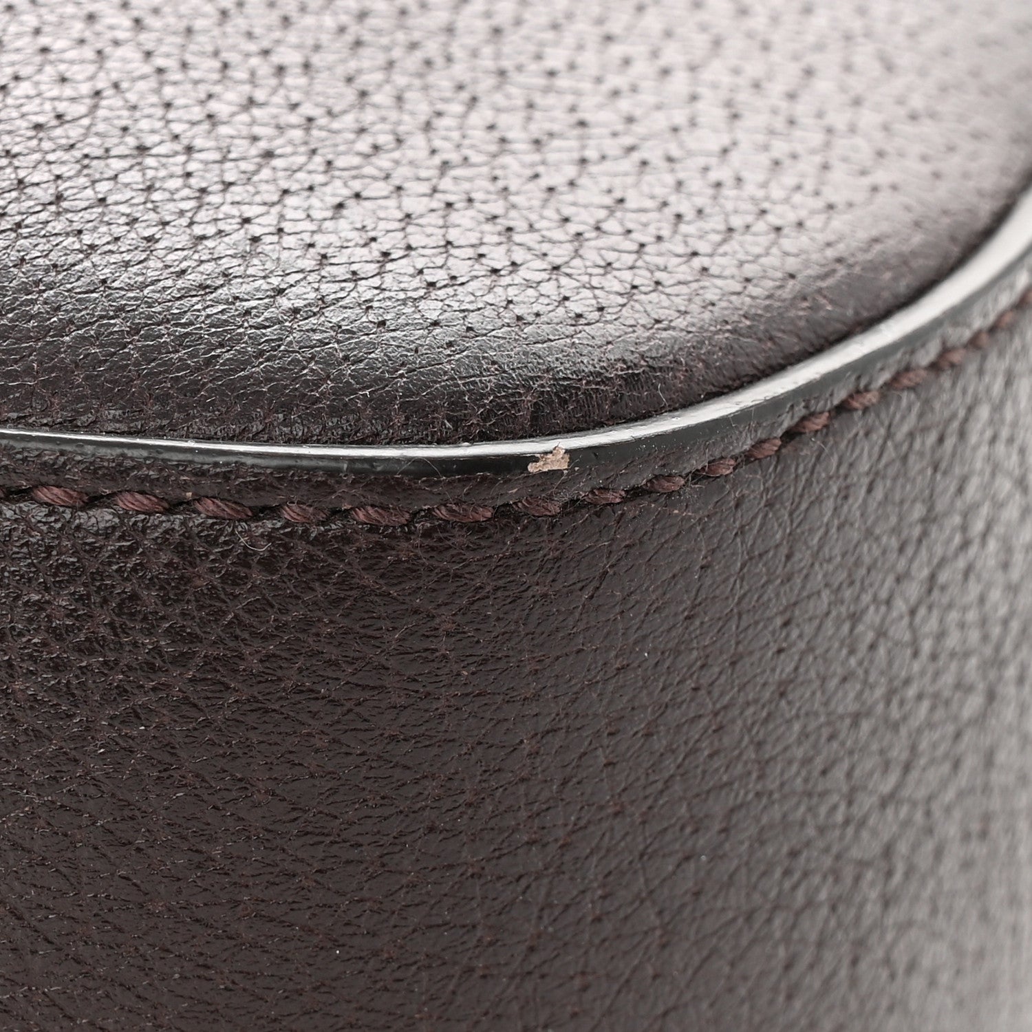 Gucci Textured Calfskin Web Small Webby Bee Shoulder Bag Brown Coffee 11 of 18
