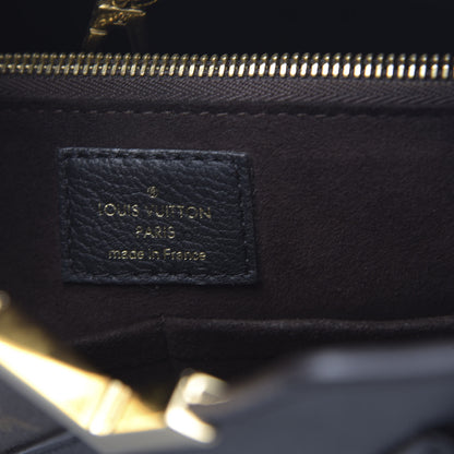 Louis Vuitton Calfskin Monogram Kimono Tote PM Black 5 of 8