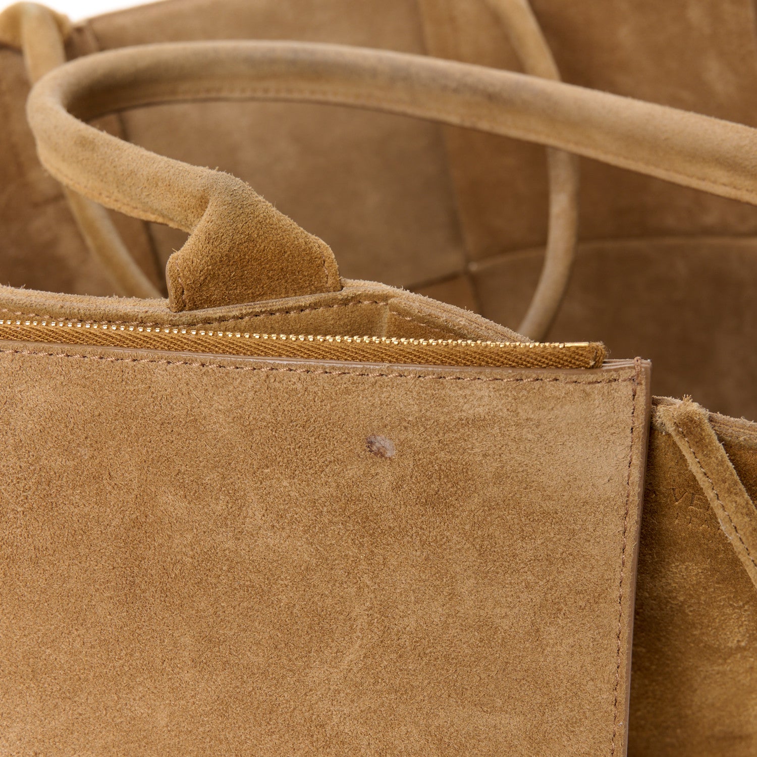 Bottega Veneta Suede Maxi Intrecciato Small Arco Tote Brown 14 of 14