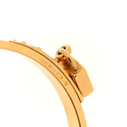 Hermes Courchevel Kelly Lock Cadena Bracelet Jaune 4 of 4