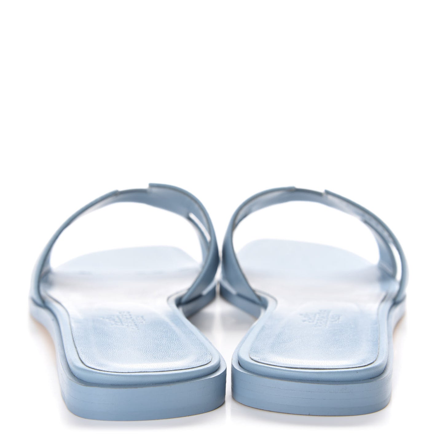 Calfskin Oran Sandals 37.5 Bleu Dorset