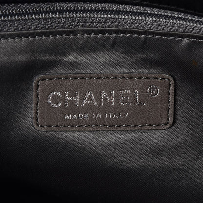 Chanel Patent Calfskin Patchwork Brooklyn Tote Black 6 of 8