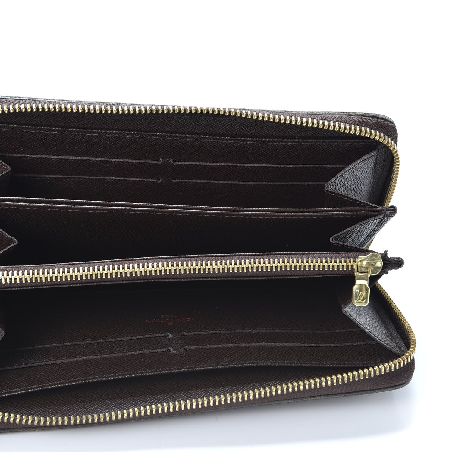 Louis Vuitton Damier Ebene Zippy Wallet 4 of 9