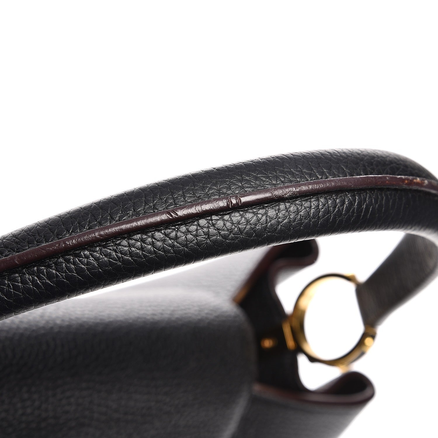 Louis Vuitton Taurillon Capucines MM Black 8 of 10