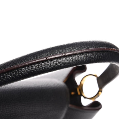 Louis Vuitton Taurillon Capucines MM Black 8 of 10