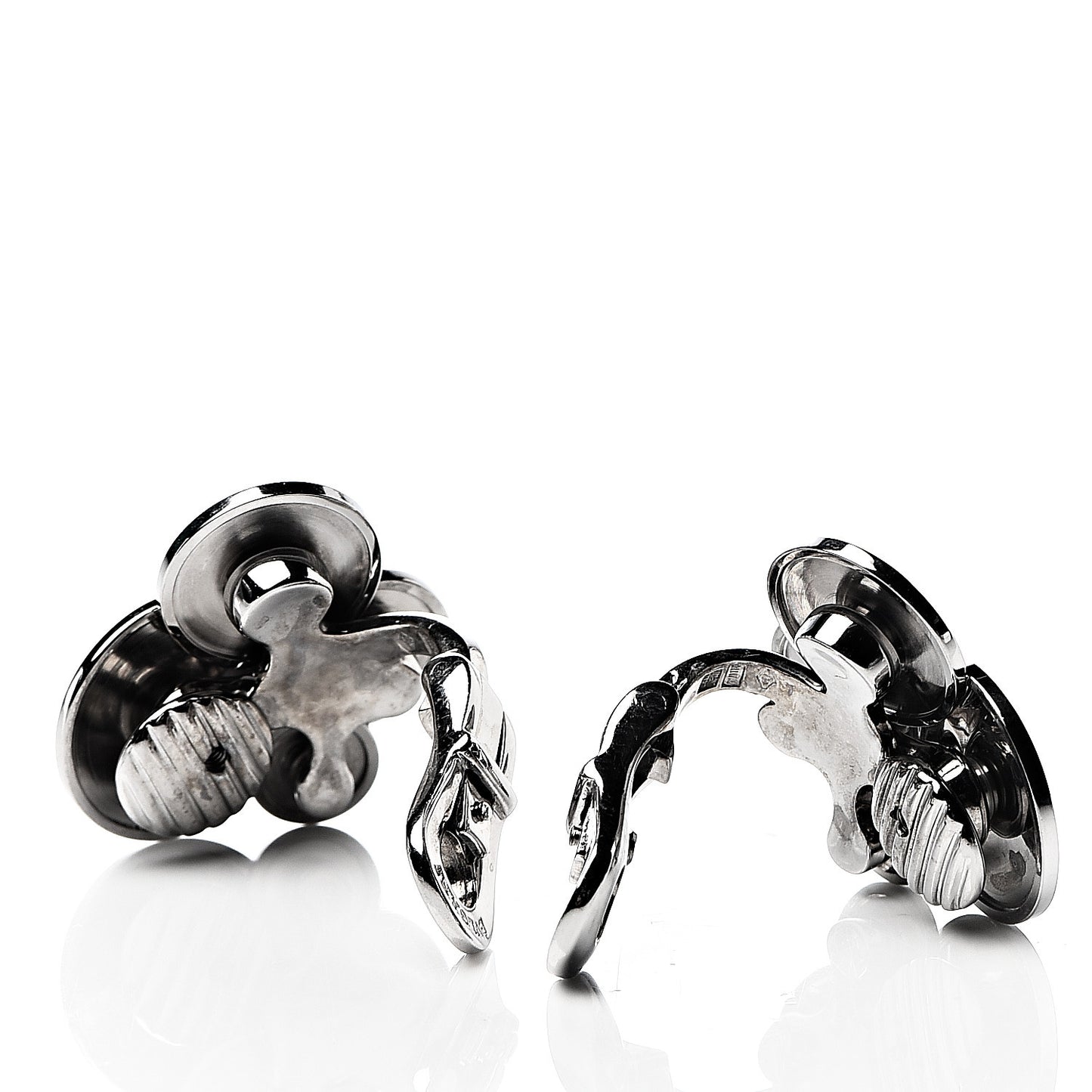 18K White Gold Cicladi Clip-On Earrings