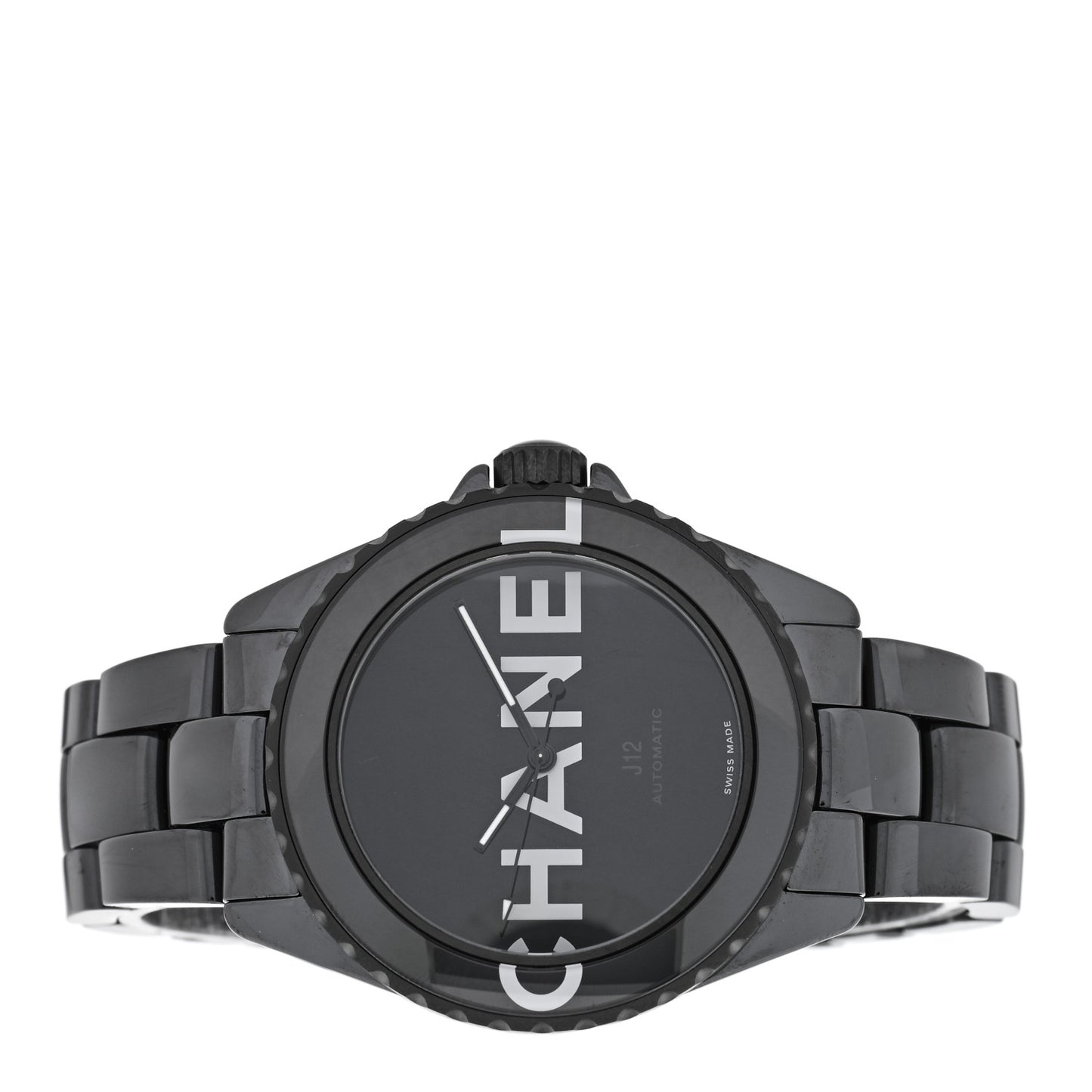 Stainless Steel Ceramic 38mm J12 Wanted de Chanel Automatic Watch Black