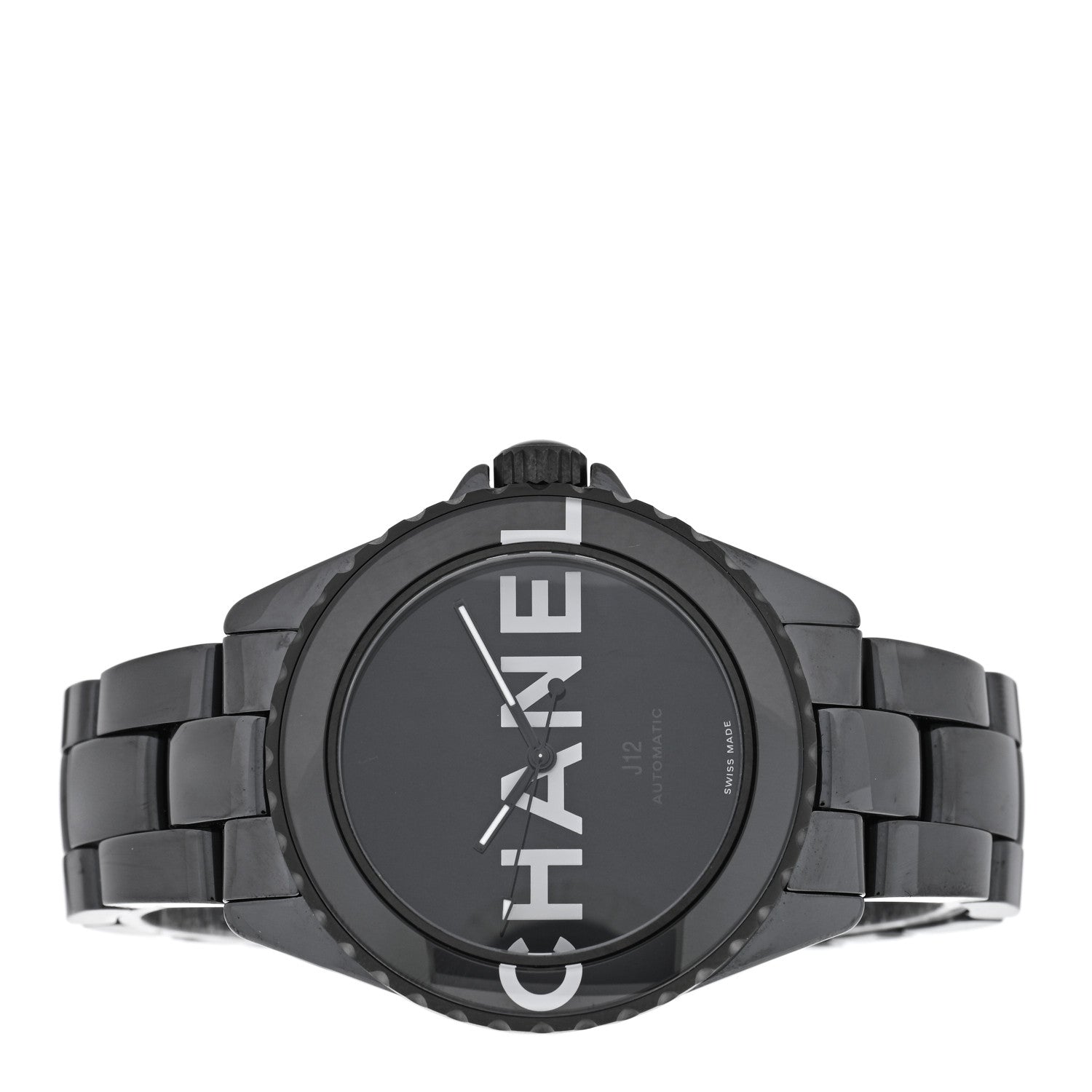 Chanel Stainless Steel Ceramic 38mm J12 Wanted de Chanel Automatic Watch Black 2 of 4