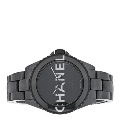 Chanel Stainless Steel Ceramic 38mm J12 Wanted de Chanel Automatic Watch Black 2 of 4