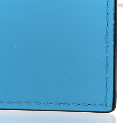 Gucci Rubber Effect GG Embossed Bi-Fold Wallet Bright Splash 6 of 7
