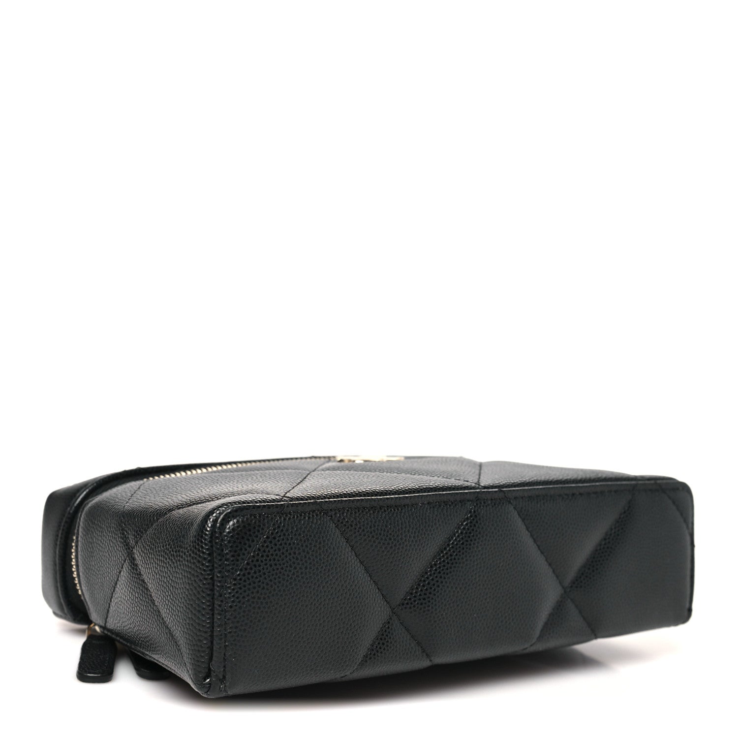 Chanel Caviar Quilted Top Handle Slim Vanity With Chain Black 4 of 11
