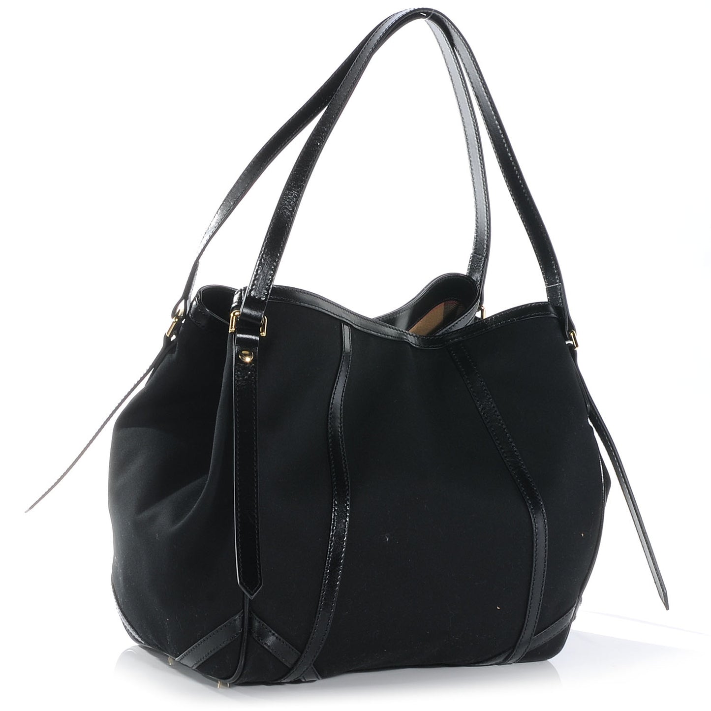 Canvas Canterbury Tote Small Black
