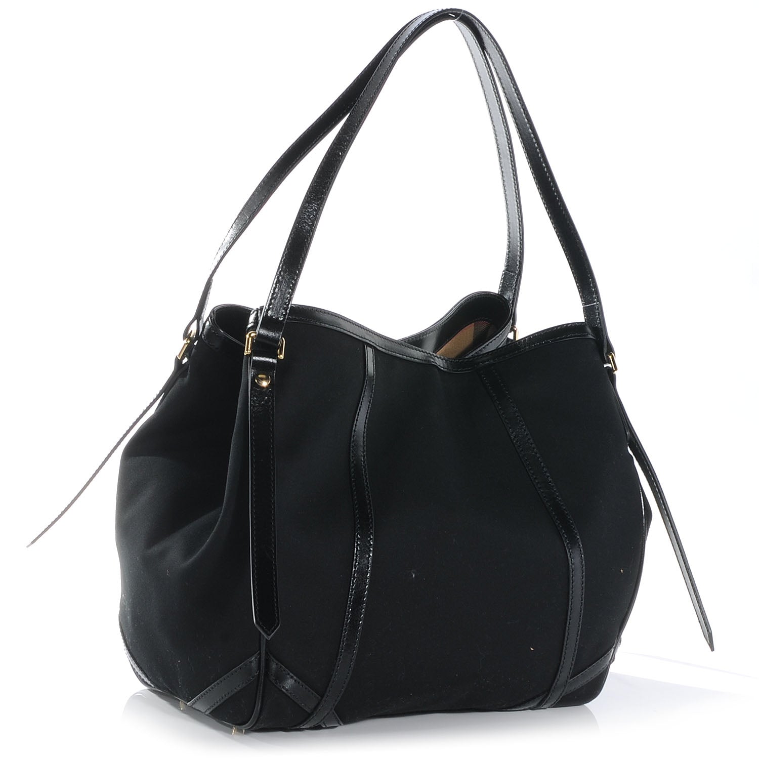 Burberry Canvas Canterbury Tote Small Black 3 of 7