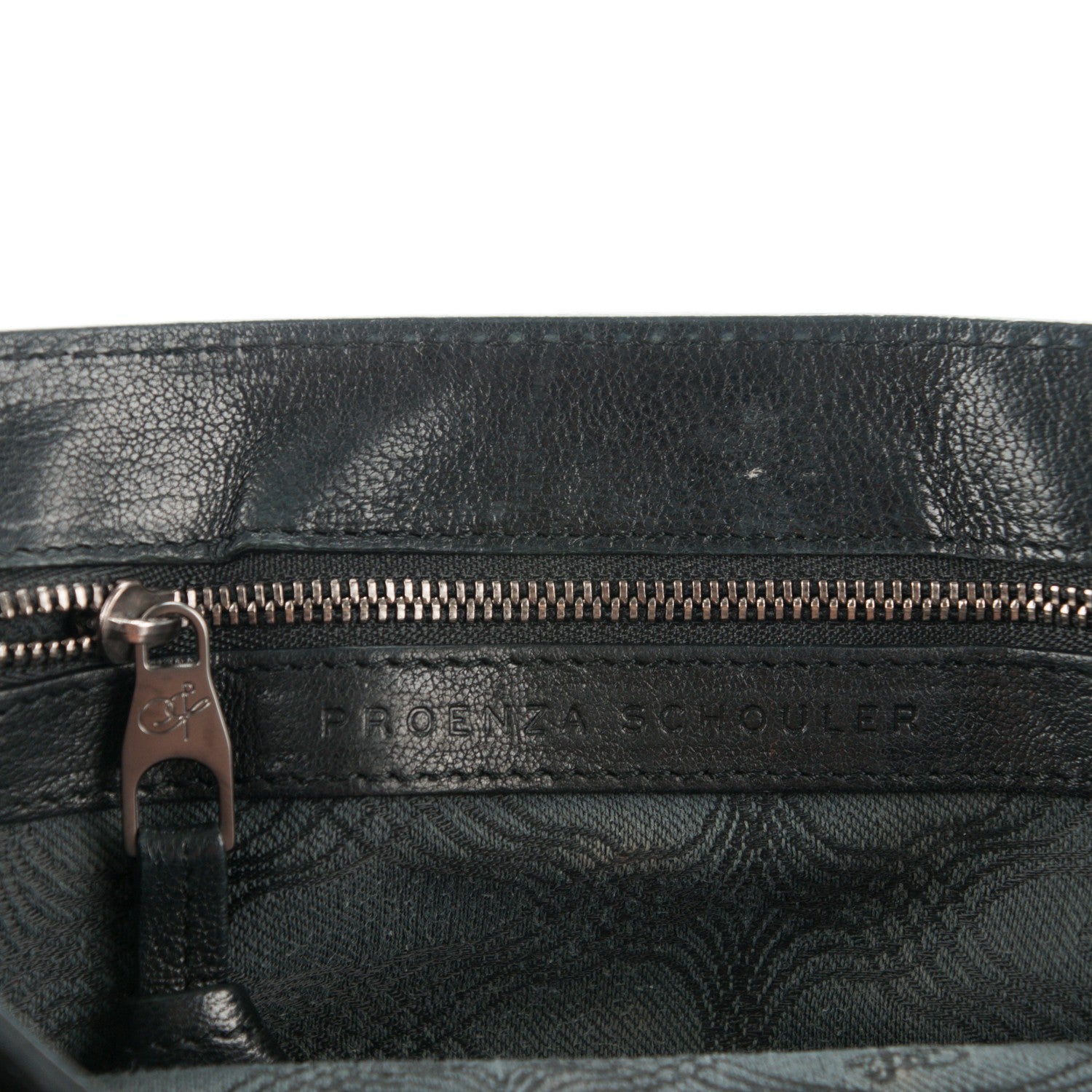 Proenza Schouler Lambskin PS1 Pochette Clutch Black 6 of 8
