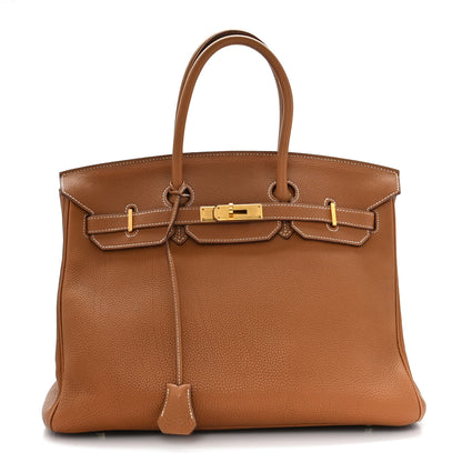 Hermes Togo Birkin 35 Gold 1 of 15