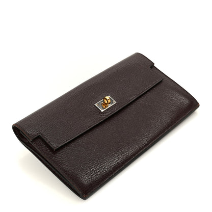 Hermes Chevre Chamkila Kelly Pocket Long Wallet 4 of 8