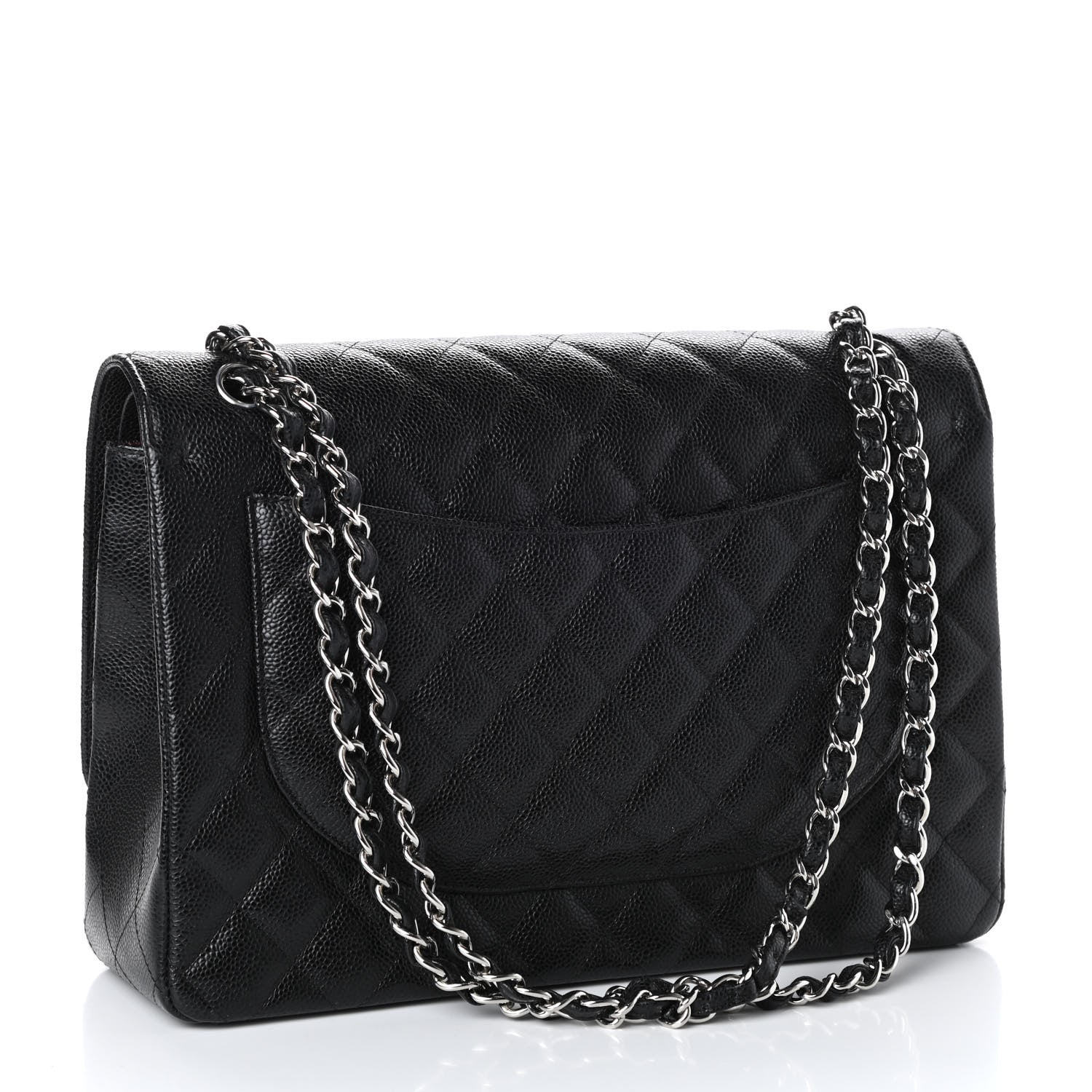Chanel Caviar Quilted Maxi Double Flap Black 3 of 10