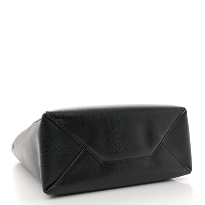 Celine Grained Calfskin Small Vertical Cabas Black 4 of 11